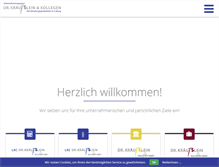 Tablet Screenshot of dr-kraeusslein.de
